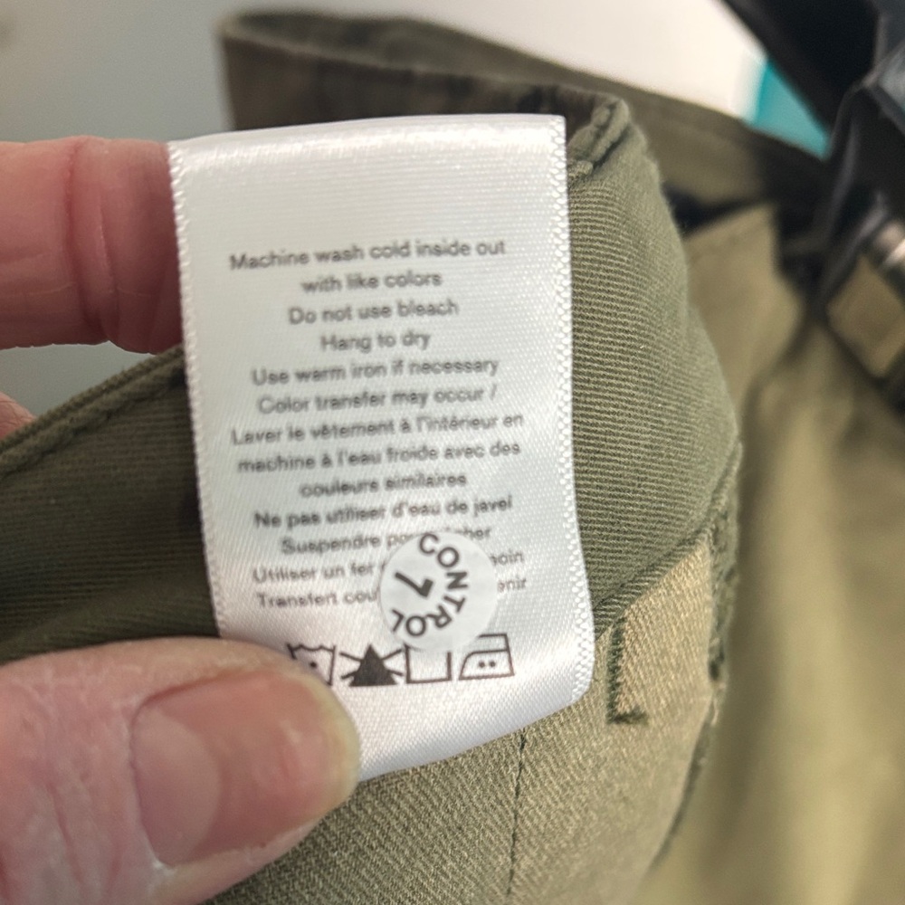 Rag & Bone sz 2 wide leg Olive Green womens Pants - Picture 7 of 11